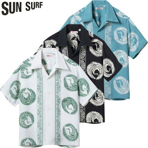 �T���T�[�t ���M�����[ ���[���� �n���C�A�� �V���c �A���n �V���c �gORIENTAL BORDER�h SS39629 / SUNSURF RAYON HAWAIIAN SHIRT �gORIENTAL BORDER�h