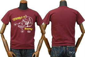 倉敷天領デニム オリジナル 吊り編み Tシャツ「TENRYO D RACING」TDT021 LOOPWHEEL アメカジ メンズ TENRYO DENIM