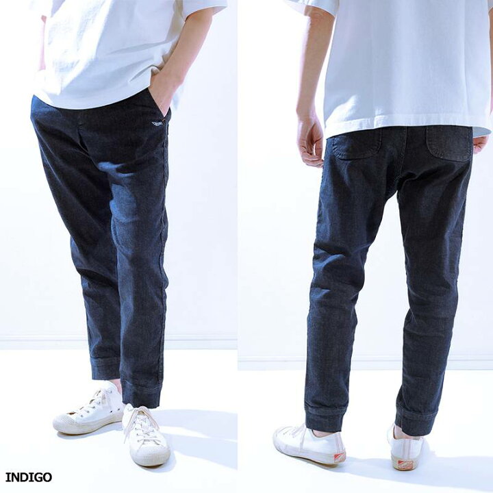楽天市場】倉敷天領デニム 10oz ストレッチ デニム ジョガー パンツ 