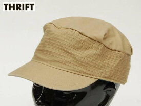 スリフト(THRIFT)　レンジャーキャップ（RANGER CAP）「M1231077」ベージュ/アメカジ/メンズ/