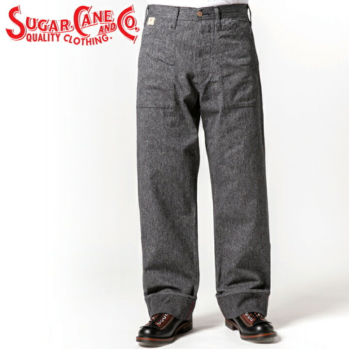 楽天市場】シュガーケーン 9oz ブラック コバート エンジニア パンツ 