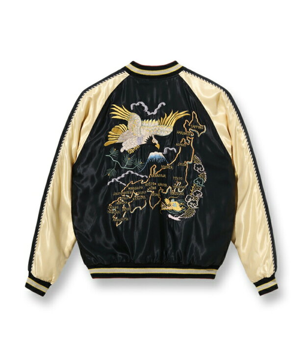 楽天市場】テーラー東洋 アセテート スカジャン “JAPAN MAP” × “EAGLE 