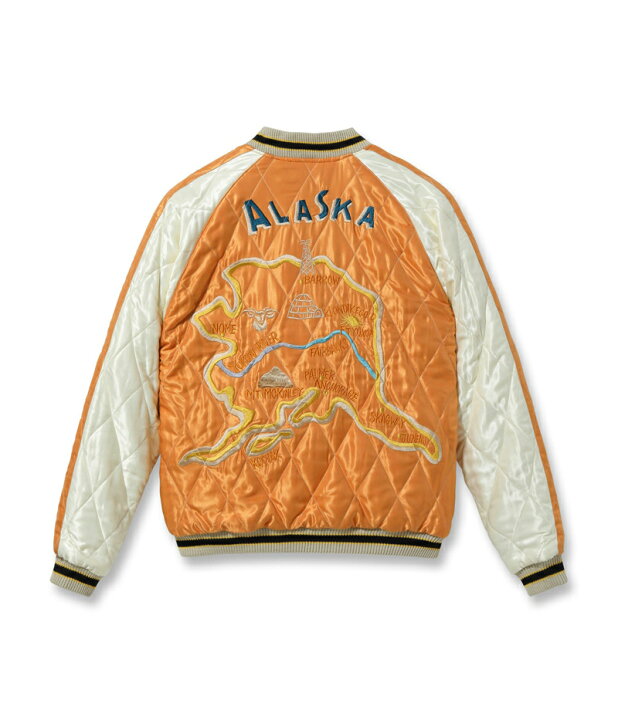 楽天市場】テーラー東洋 別珍 スカジャン “POLAR BEAR” × “ALASKA MAP 