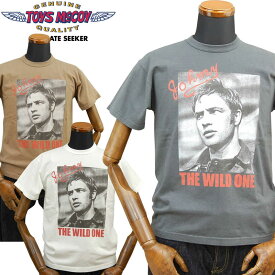 トイズマッコイ Tシャツ THE WILD ONE「MARLON BRANDO AS JOHNNY」TMC2115 TOYS McCOY