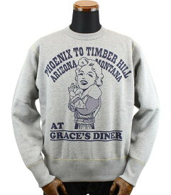 トイズ マッコイ スウェット シャツ THE BLONDE " GRACE'S DINER " TMC2267 TOYS McCOY SWEAT SHIRT THE BLONDE " GRACE'S DINER "