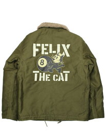 トイズマッコイ N-1 デッキ ジャケット FELIX THE CAT "8 BALL" TMJ2323 / TOYS McCOY N-1 DECK JACKET FELIX THE CAT "8 BALL"