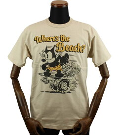 トイズマッコイ Tシャツ FELIX THE CAT “Where's the Beach?” TMC2344 / TOYS McCOY FELIX THE CAT TEE “Where's the Beach?”