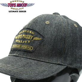 トイズマッコイ ブラック デニム キャップ "TOYS McCOY" TMA2404 / TOYS McCOY MILITARY BLACK DENIM CAP "TOYS McCOY"