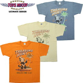 トイズマッコイ Tシャツ フィリックス・ザ・キャット " TREASURE HUNT " TMC2405 / TOYS McCOY FELIX THE CAT TEE " TREASURE HUNT "