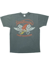 トイズマッコイ Tシャツ ウッディーウッドペッカー 半袖 Tシャツ " JOHNSON MOTORS " TMC2406 / TOYS McCOY WOODY WOODPECKER TEE " JOHNSON MOTORS "
