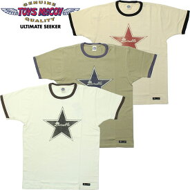 トイズマッコイ JOHNNY リンガー Tシャツ THE WILD ONE " DURABLE ONE STAR " TMC2434 / TOYS McCOY JOHNNY RINGER TEE " DURABLE ONE STAR " THE WILD ONE