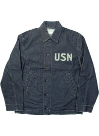 トイズマッコイ U.S.NAVY デニム ユーティリティー ジャケット TMJ2408 / TOYS McCOY U.S.NAVY DENIM UTILITY JACKET