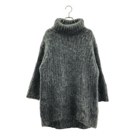 【美品】 tricot COMME des GARCONS / トリココムデギャルソン | 2019AW | モヘヤ タートルネック オーバーサイズ ニット | グレー | レディース
