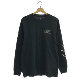 NIKE / ナイキ | × UNION / ユニオン Long Sleeve Tee / ロゴ スリーブ カットソー | M | ブラック | メンズ