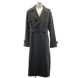 【美品】 DRIES VAN NOTEN / ドリスヴァンノッテン | 2024AW | RALPHIE 9236 M.W.COAT ウール トレンチコート | M | ブラウン | メンズ