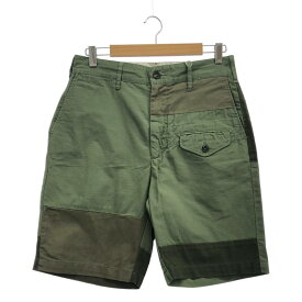 【美品】 Engineered Garments / エンジニアドガーメンツ | GHURKA SHORT COTTON RIPSTOP グルカショーツ コットン リップストップ | XS | オリーブ | メンズ