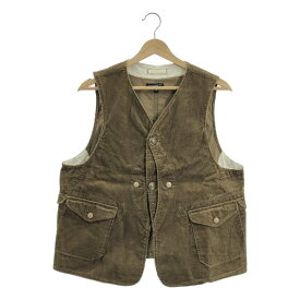 Engineered Garments / エンジニアドガーメンツ | UPLAND VEST CORDUROY アップランドベスト コーデュロイ | M | ブラウン | メンズ