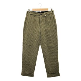 【美品】 Engineered Garments / エンジニアドガーメンツ | ANDOVER PANT HOUNDSTOOTH アンドーバーパンツ ハウンドトゥース 千鳥格子 | 30 | ベージュ / グリーン/ ブラック | メンズ