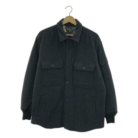 【美品】 COMME des GARCONS HOMME / コムデギャルソンオム | 2023AW | ウール ナイロン ビーバー リップストップ CPO ジャケット | M | ブラック | メンズ