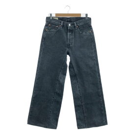 【美品】 Levi's / リーバイス | 501 ORIGINAL FIT ブラック カスタム デニム パンツ | W30 | ブラック | メンズ