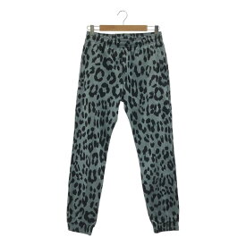 KENZO / ケンゾー | レオパード 総柄 トラックパンツ | S | グレー系 | メンズ