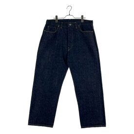 【新品】 A.PRESSE / アプレッセ | 2025SS | Washed Denim Wide Pants / ウォッシュド ワイドデニムパンツ | 36 | インディゴ | メンズ