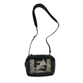 【美品】 FENDI / フェンディ | ズッカ ボア ショルダーバッグ | ブラック | レディース