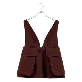 【美品】 FUMIKA UCHIDA / フミカウチダ | DOUBLE FACED BRALETTE TOP ウール トップス | 36 | ブラウン | レディース