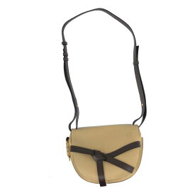 【美品】 LOEWE / ロエベ | ゲートデュアル スモール ショルダーバッグ | ベージュ/ブラウン | レディース