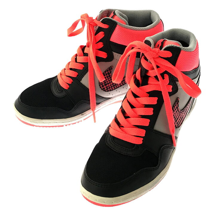 楽天市場 美品 Nike ナイキ Force Sky Hi Womens Sneakers ハイカットスニーカー 23 5 ブラック ピンク レディース Kld 楽天市場店