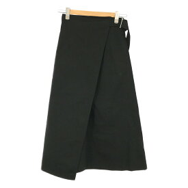 foufou / フーフー | high waist wrap skirt ハイウエストラップスカート | 0 | ブラック | レディース