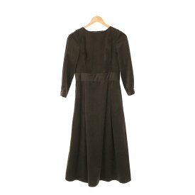 【美品】 foufou / フーフー | 2020 | corduroy crew neck one piece コーデュロイクルーネックワンピース | 1 | ブラウン | レディース