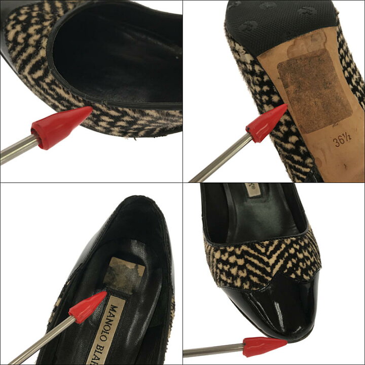 楽天市場】MANOLO BLAHNIK / マノロブラニク | ハラコ レザー ラウンド 