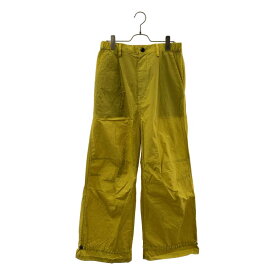 【新品】 prasthana / プラスターナ | parachute over trousers パラシュート オーパーパンツ | 1（M） | イエロー | メンズ