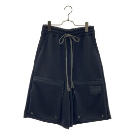 【新品】 prasthana / プラスターナ | tech jersey combat shorts_4hole ジャージ コンバット ショートパンツ | 1（M） | ブラック | メンズ