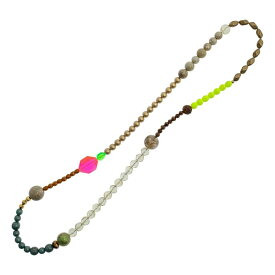 【美品】 FLORIAN / フローリアン | ビーズ ロング ネックレス アクセサリー | マルチカラー | レディース