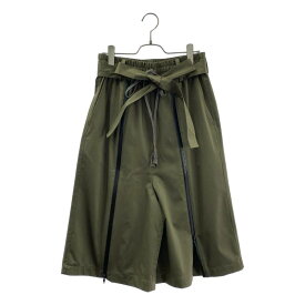 【新品】 prasthana / プラスターナ | LC2.5 袴 shorts ベルテッド イージー ショートパンツ | 1（M） | カーキ | メンズ