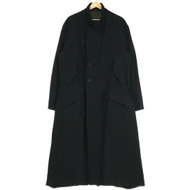 【美品】 YOHJI YAMAMOTO POUR HOMME / ヨウジヤマモトプールオム | 2020AW | ZIP DENIM JACKET ライダース デニム コート | 2 | ブラック | メンズ