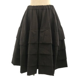 【美品】 COMME des GARCONS / コムデギャルソン | 17ss Invisible Clothing ボリュームスカート | S | ブラウン | レディース