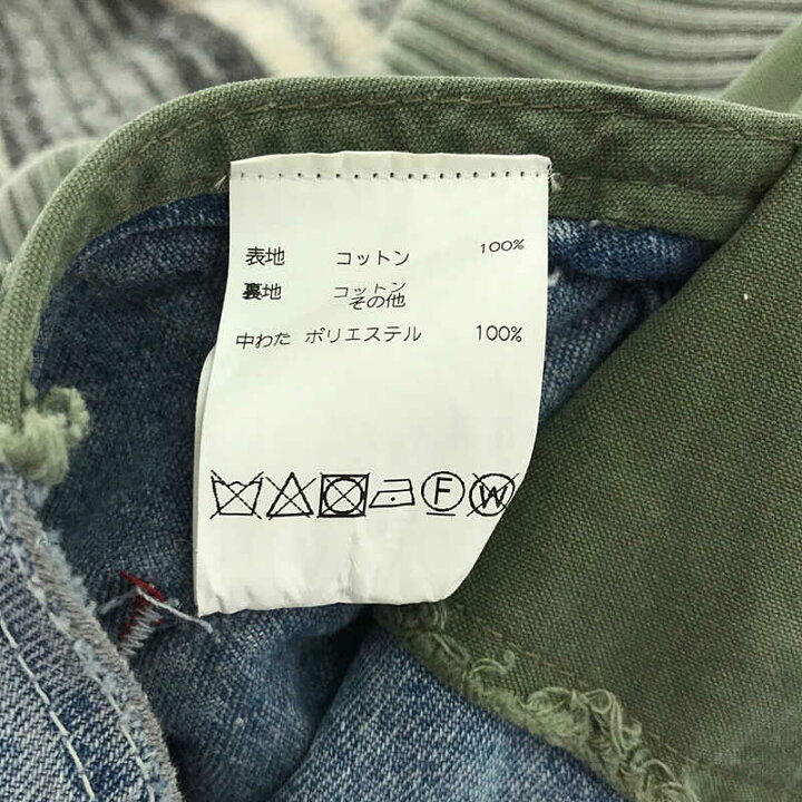 楽天市場】GREG LAUREN / グレッグローレン | 50/50ARMY/DENIM PUFFY 