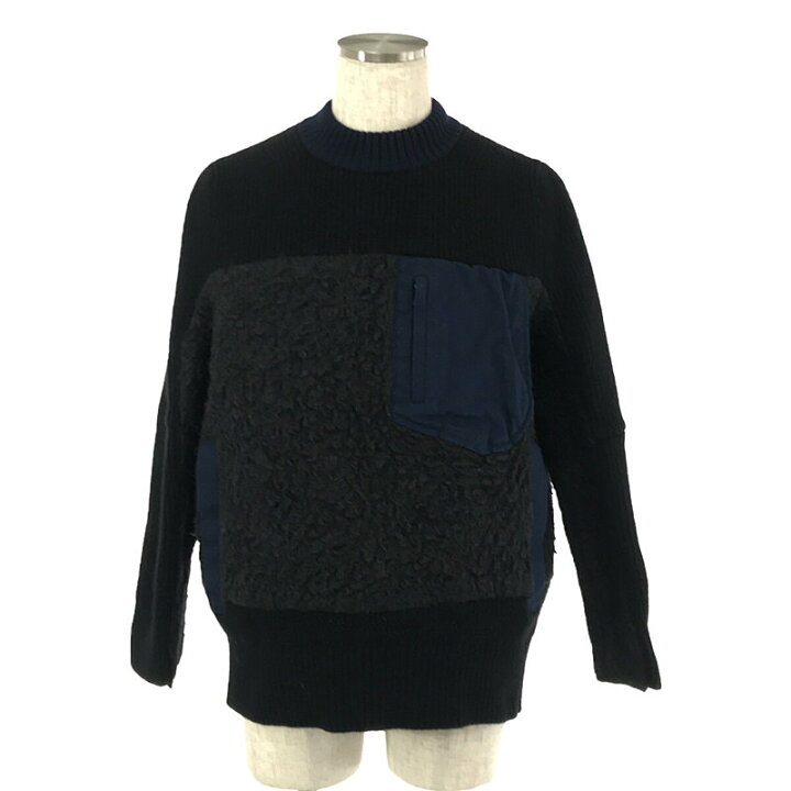 楽天市場】sacai / サカイ | 2020AW | ドッキング ウールニット プル 