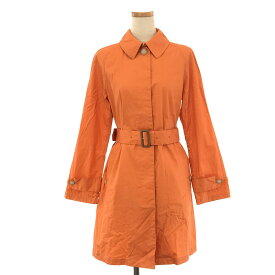Traditional Weatherwear / トラディショナルウェザーウェア | HOLM コットン ステンカラーコート | 36 | オレンジ | レディース