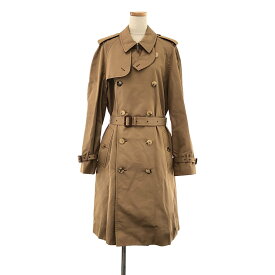 【美品】 GUCCI / グッチ | 総裏地 ベルト付き ロングトレンチコート | 42 | ベージュ | レディース