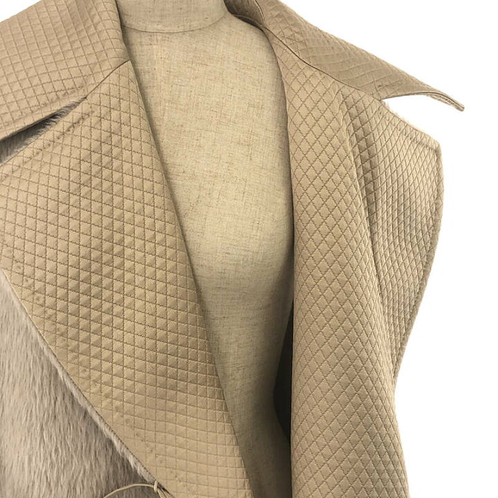 楽天市場】【美品】 Drawer / ドゥロワー | FALL2 faux fur gilet coat  