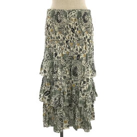 ISABEL MARANT ETOILE / イザベルマランエトワール | MULTICOLOUR PATTERNED SKIRT / 総柄 ティアードスカート | 36 | マルチカラー | レディース