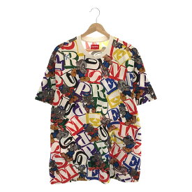 【美品】 SUPREME / シュプリーム | 2022FW | Elephant S/S Top / エレファント 総柄 プリントTシャツ | L | マルチカラー | メンズ