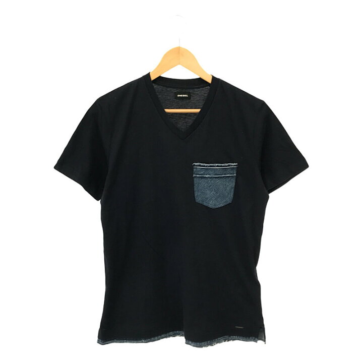 楽天市場】DIESEL / ディーゼル | カットオフデニム切替 Vネック 