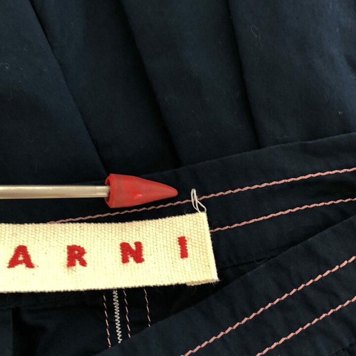 楽天市場】MARNI / マルニ | ステッチワーク タック プリーツスカート  