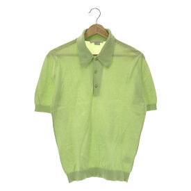 JOHN SMEDLEY / ジョンスメドレー | シーアイランドコットン 半袖 ポロシャツ | XS | ライトグリーン | メンズ