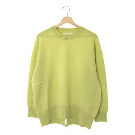 【美品】 Spick and Span / スピックアンドスパン | 2020AW | カシミヤ混クループルオーバー | F | ライトグリーン | レディース